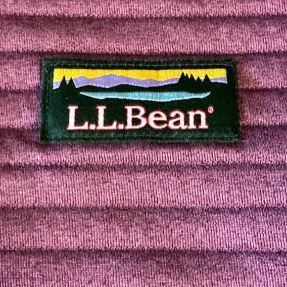 L.L. Bean Airlight Knit Crewneck Pullover Womens XL Petite Berry Heather - Picture 6 of 8